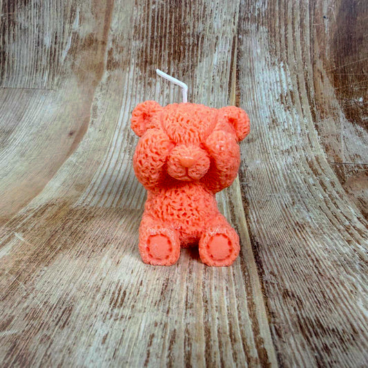 Bärli Kerze - Augen zu