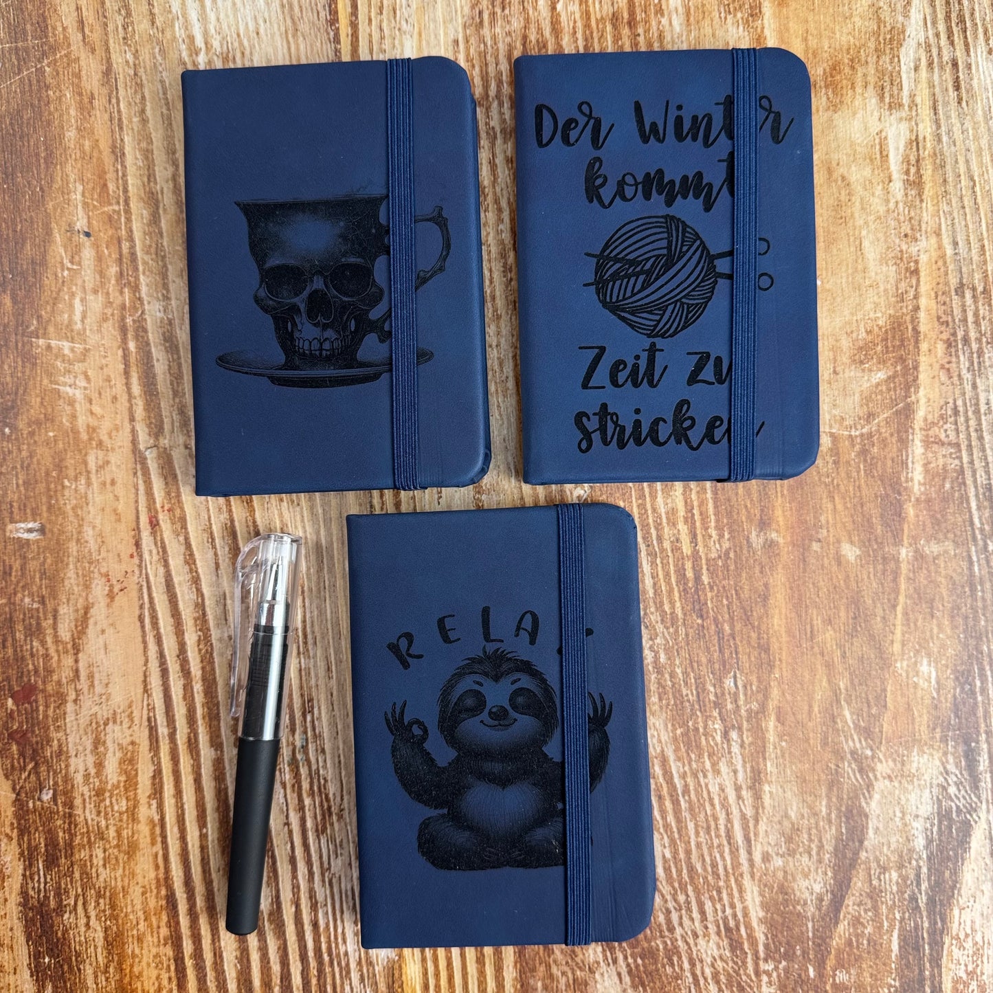 Mini Leder Notizbuch