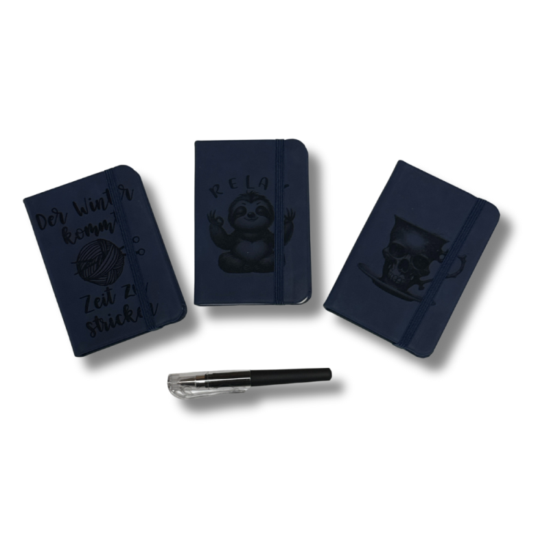 Mini Leder-Notizbuch