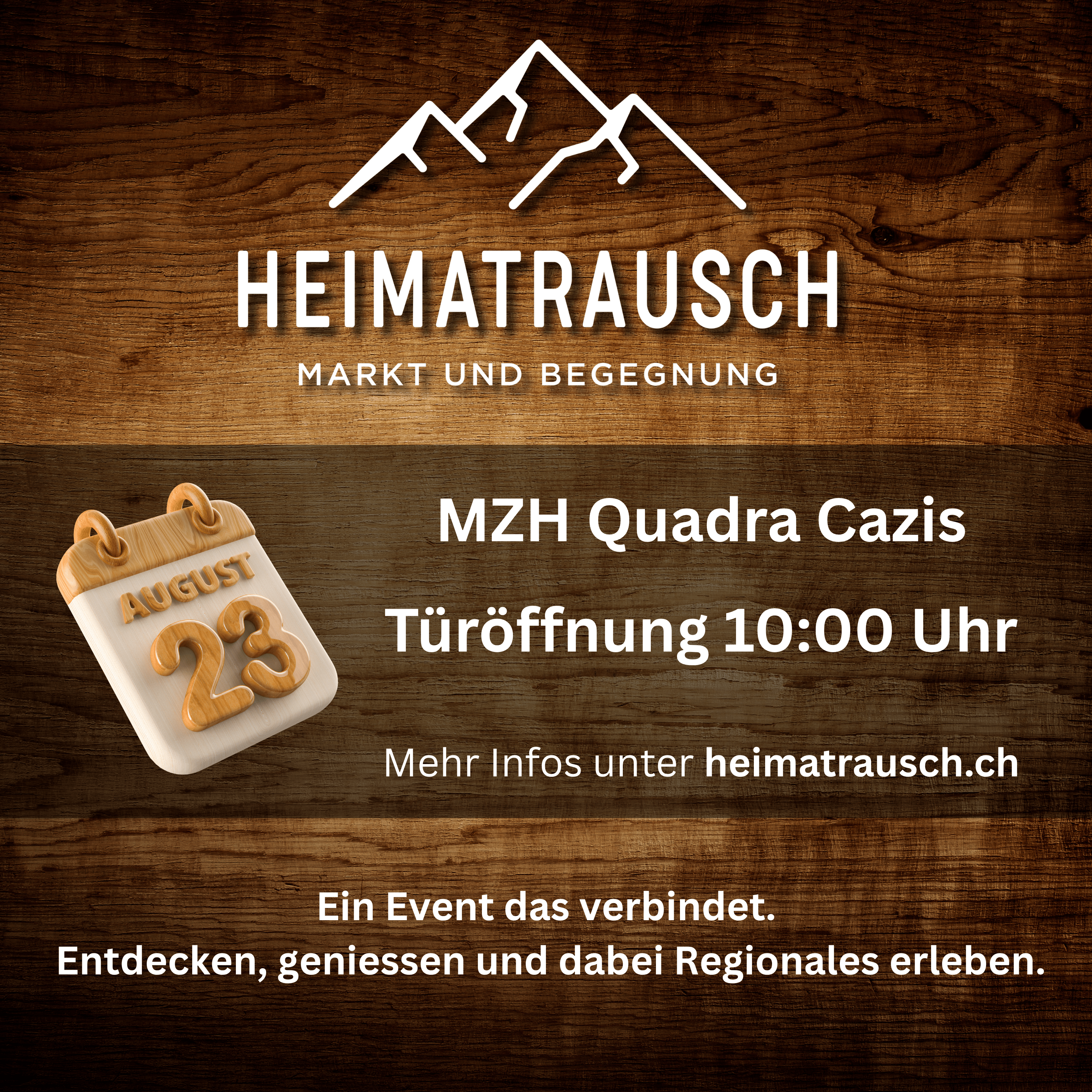 MountainBock bei Heimatrausch 2025 - MountainBock.ch