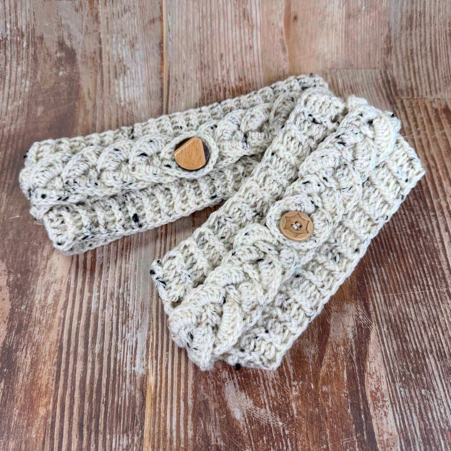 Stirnband Beige