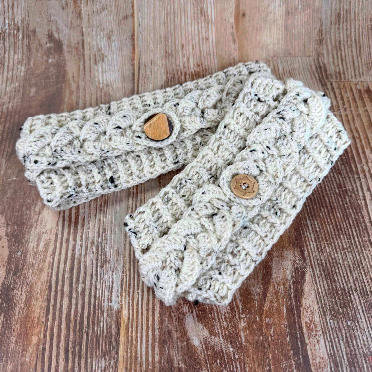 Stirnband Beige