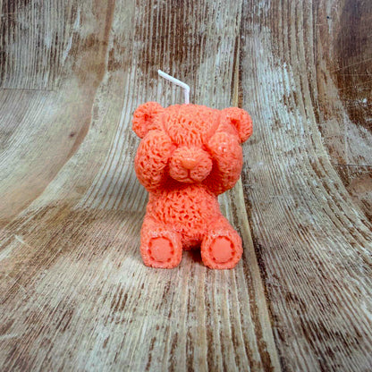 Bärli Kerze - Augen zu