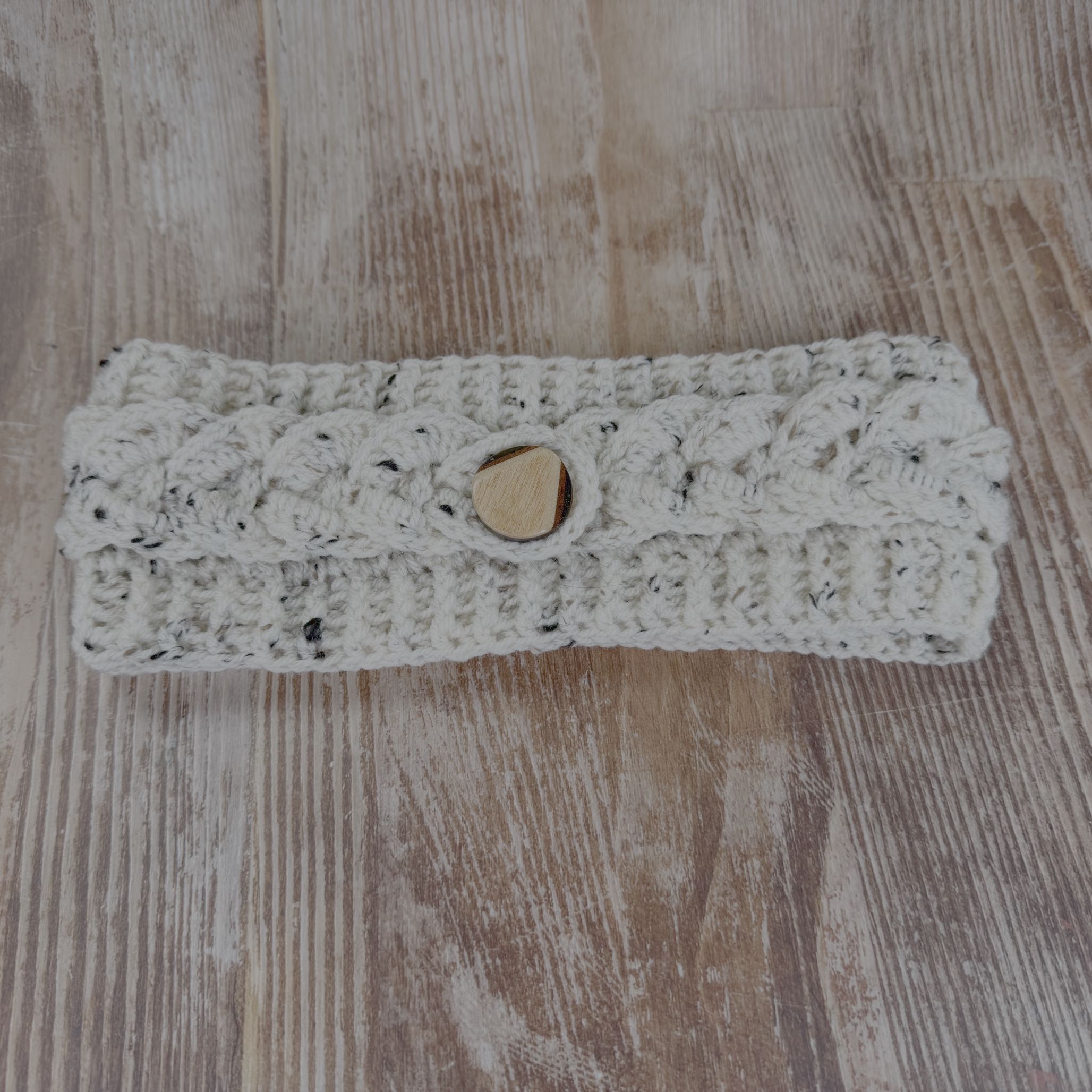 Stirnband Beige