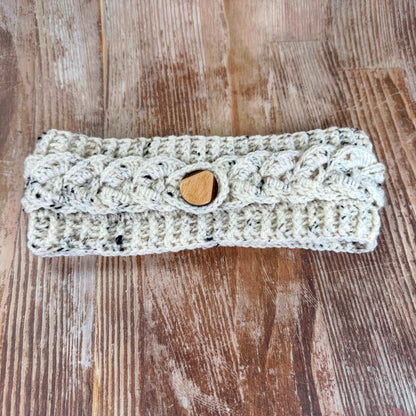 Stirnband Beige