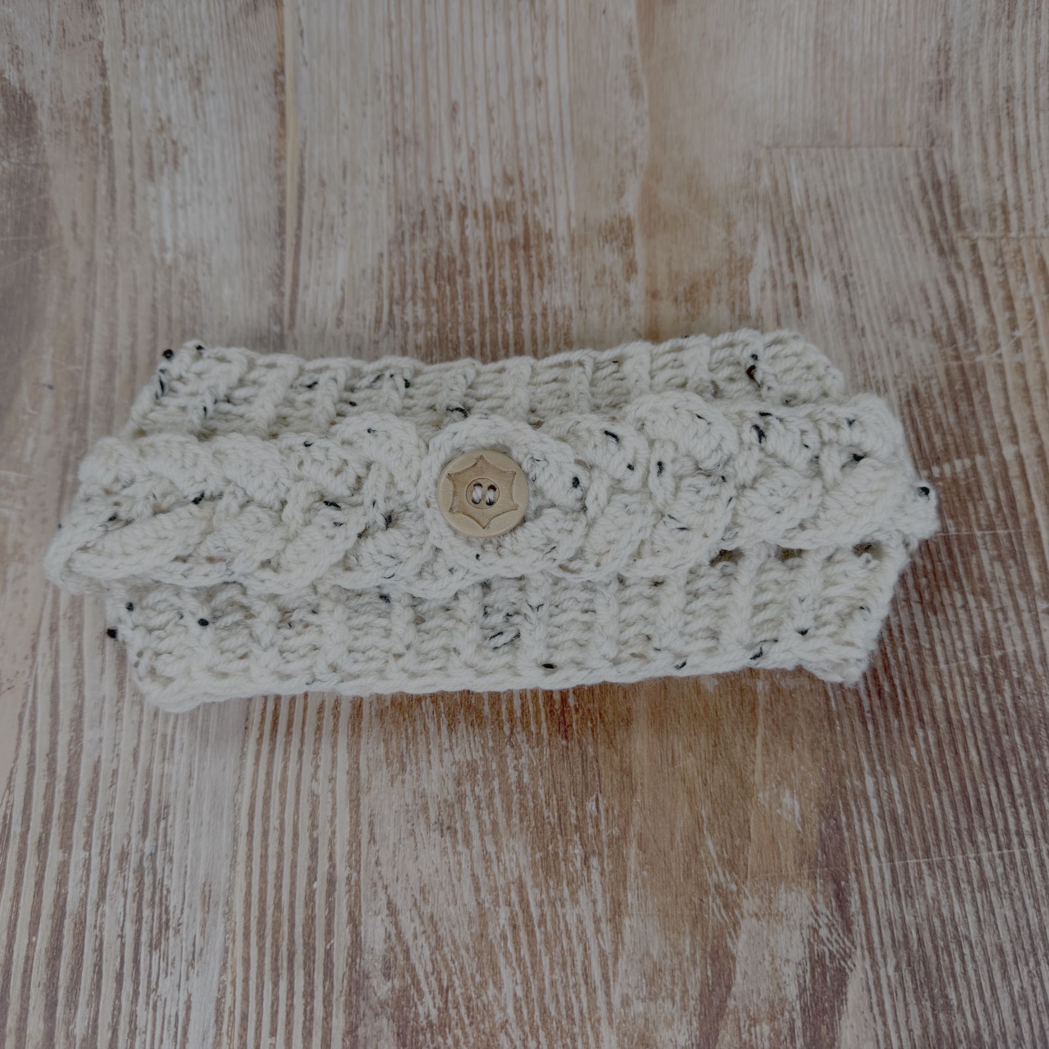 Stirnband Beige